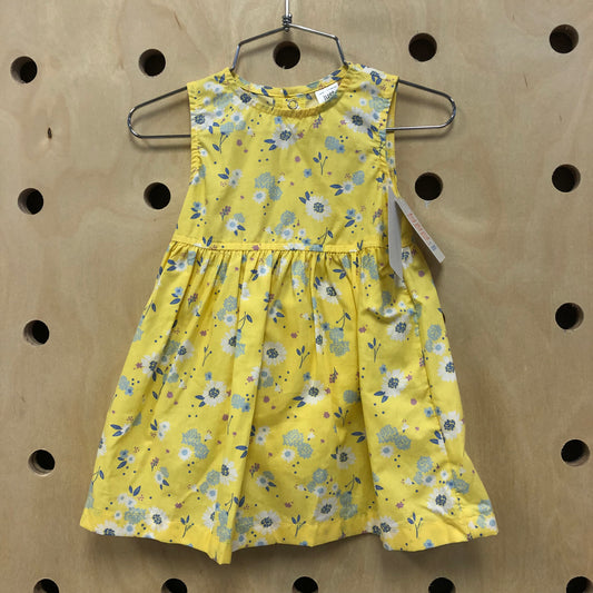 Yellow Floral Dress NEW