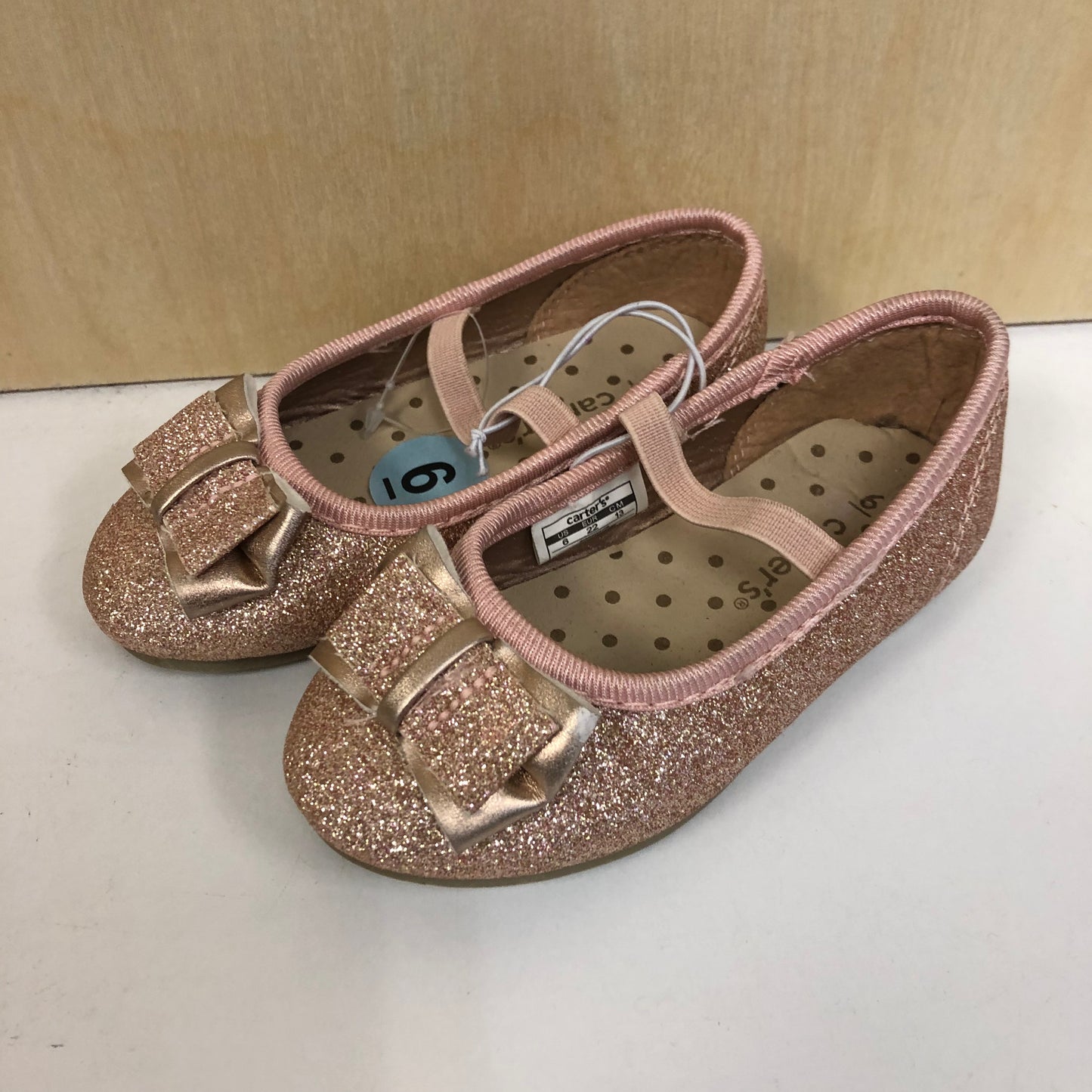 Pink Glitter Flats NEW!