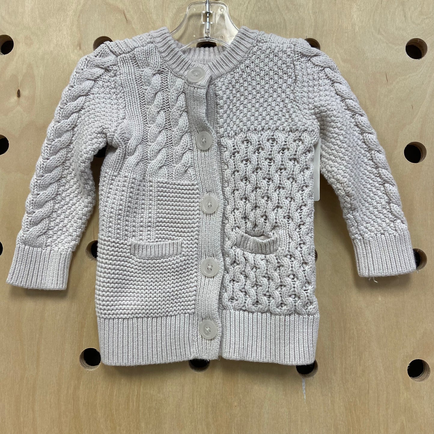 Chunky Knit Button Up Cardigan