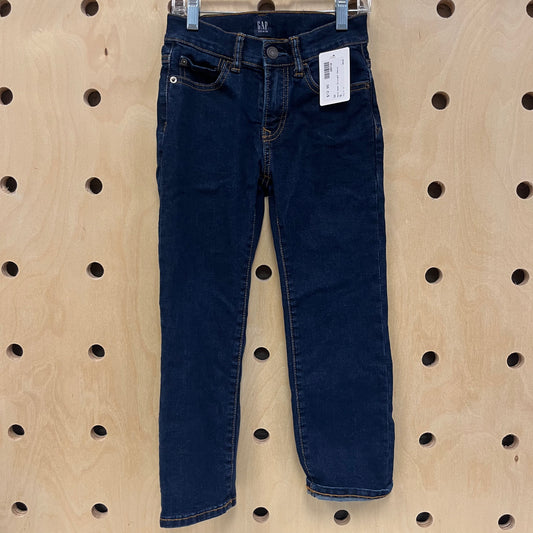Dark Wash Straight Denim