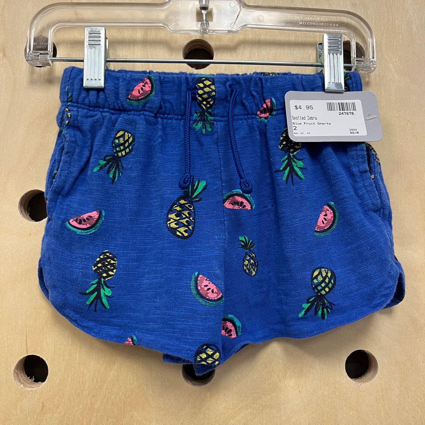 Blue Fruit Shorts