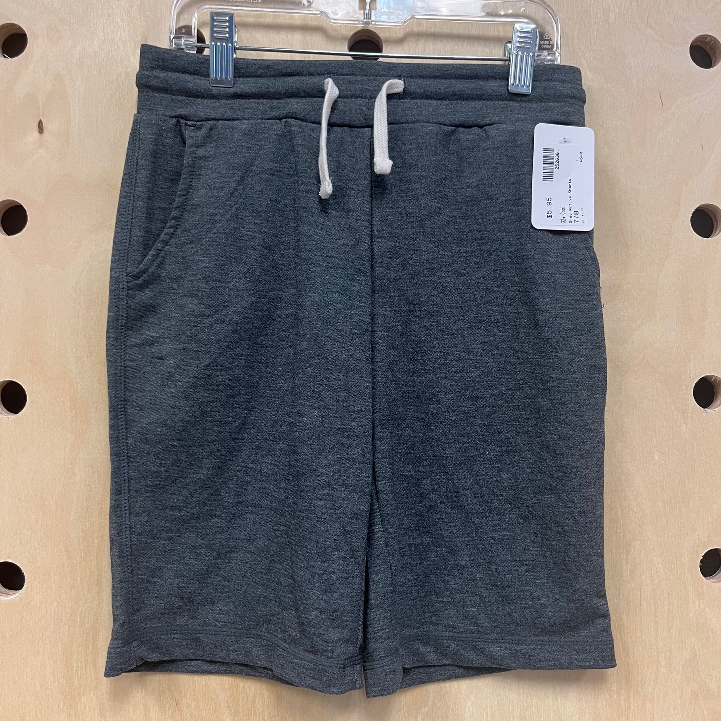 Grey Active Shorts