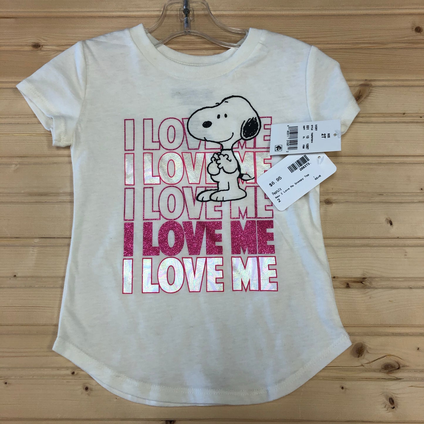 New I Love Me Snoopy Top