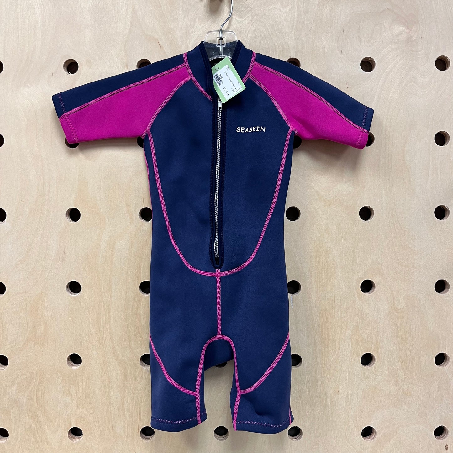 Blue & Pink Shorty Wetsuit