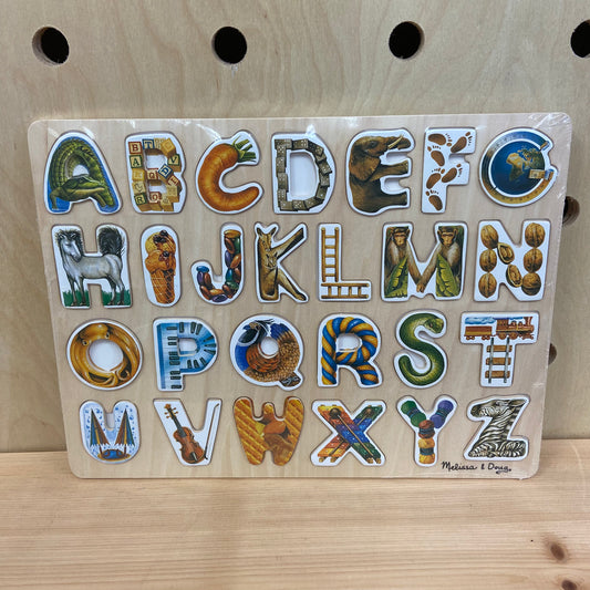 Alphabet Art Wood Puzzle