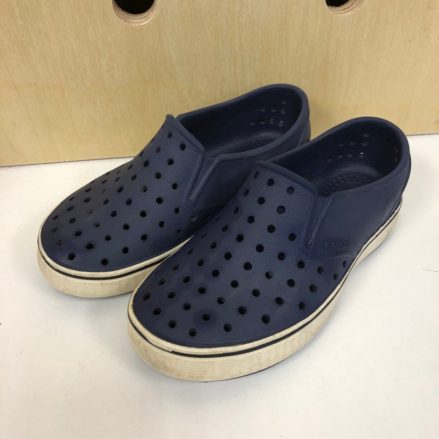 Navy Miles Slip Ons