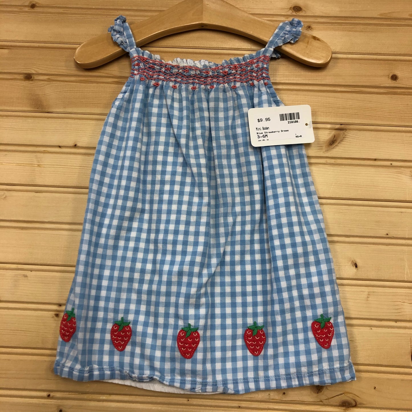 Blue Strawberry Dress
