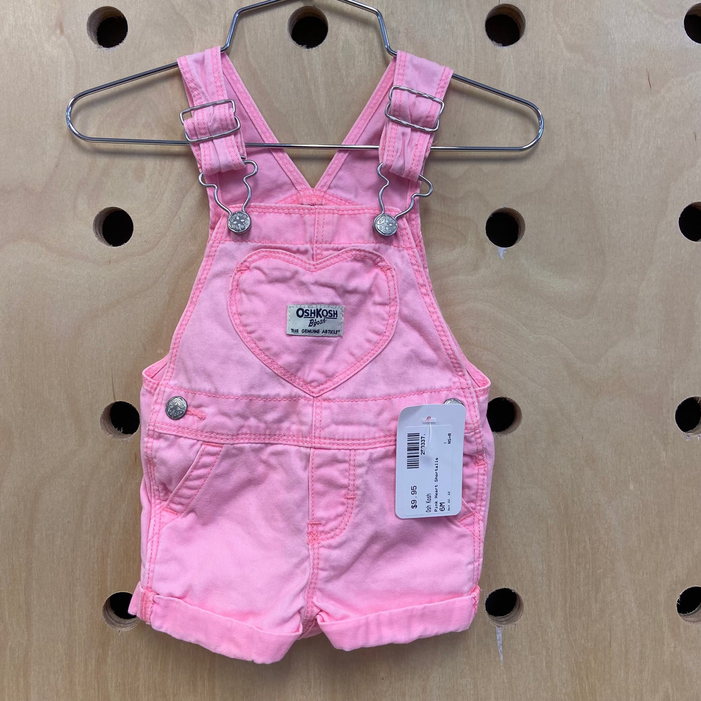 Pink Heart Shortalls