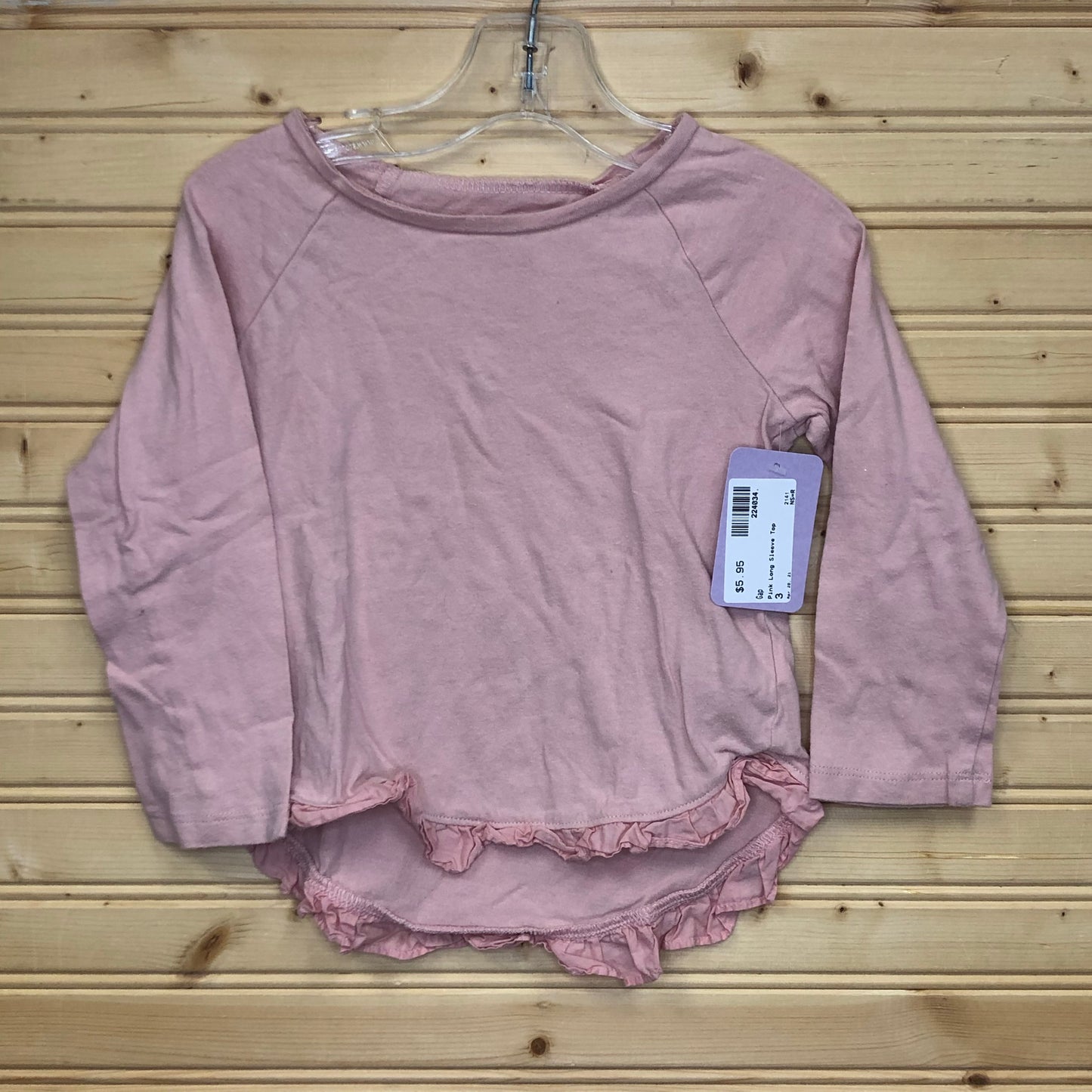 Pink Long Sleeve Top