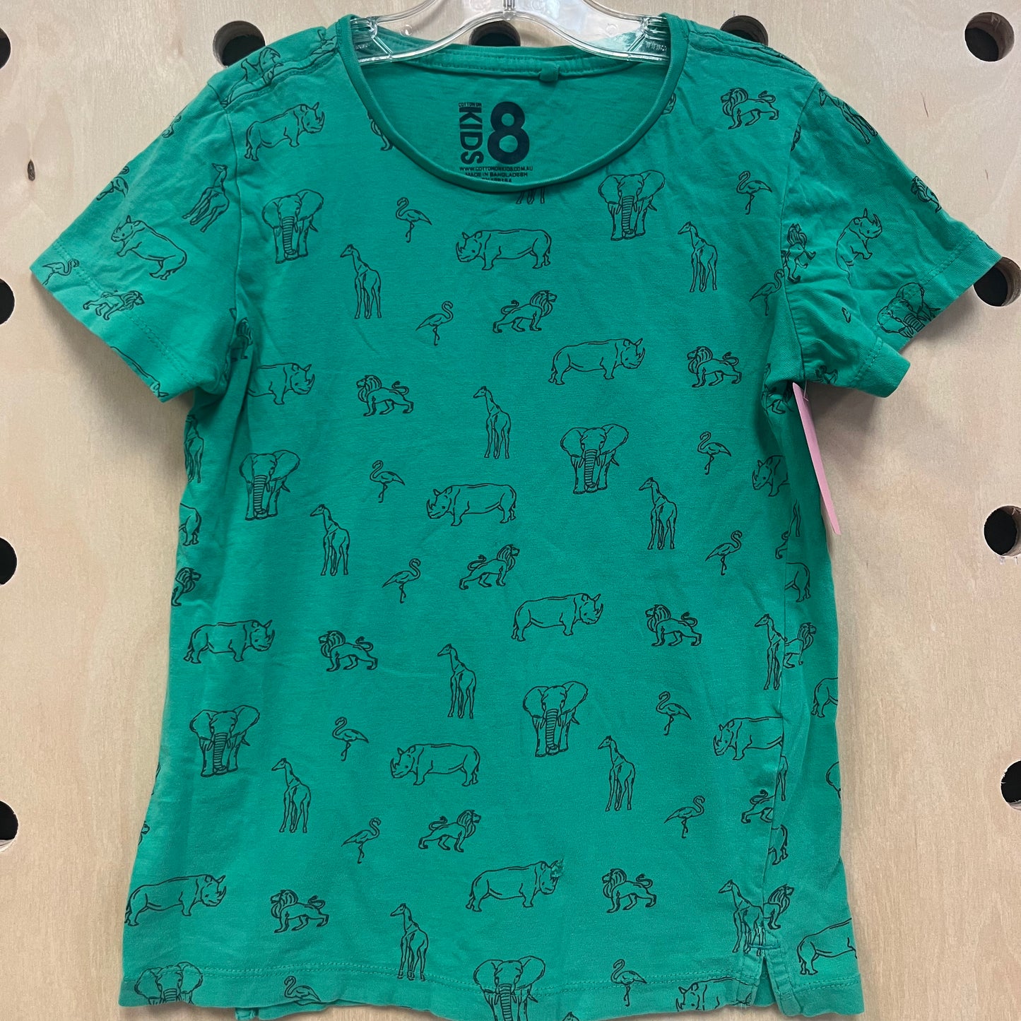 Green Zoo Animals Tee