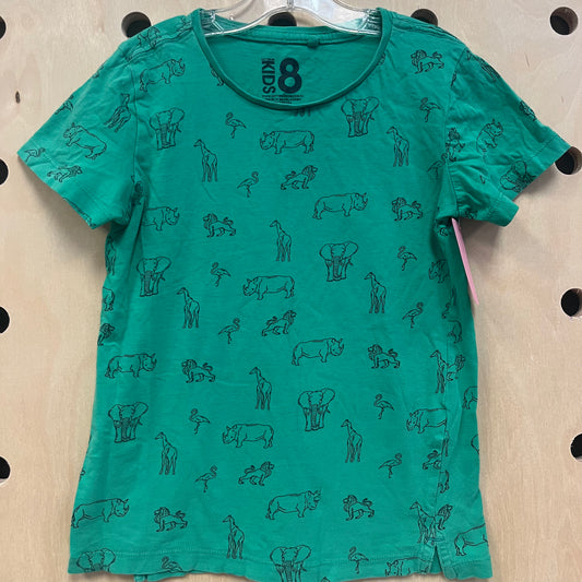 Green Zoo Animals Tee