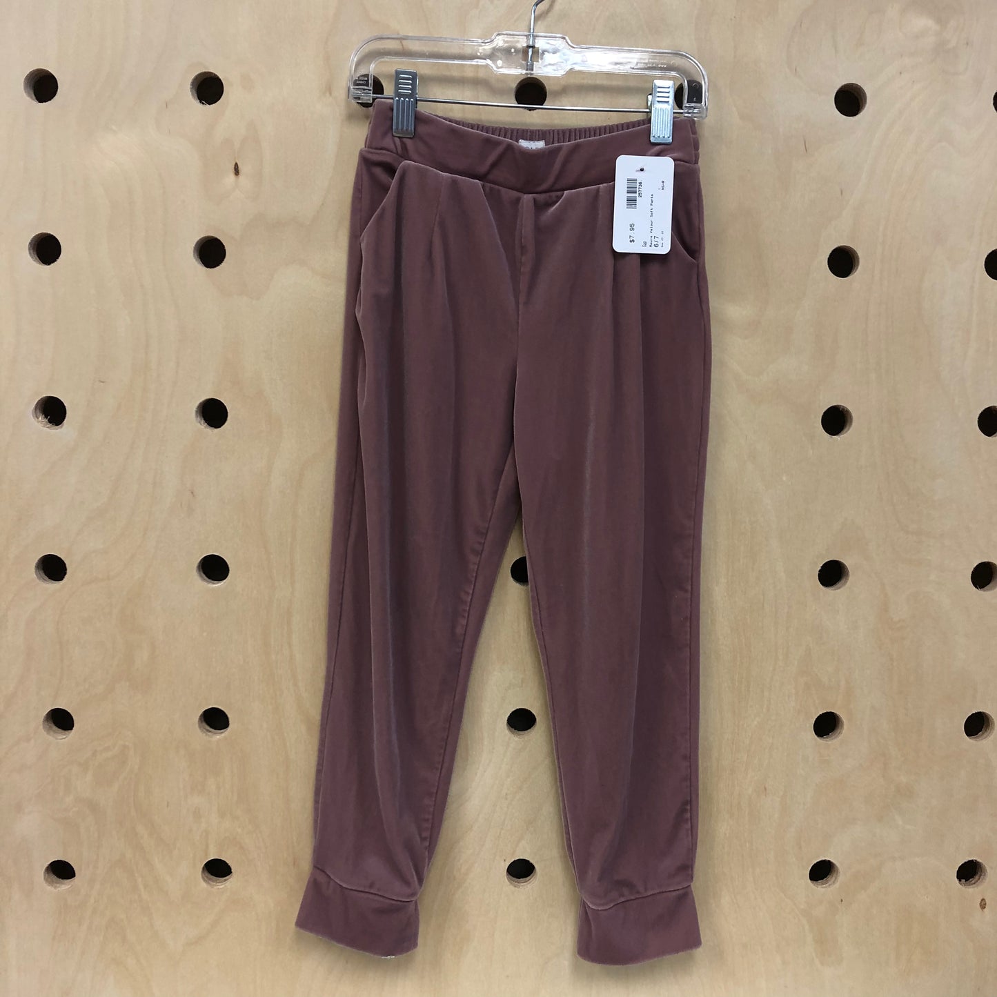 Mauve Velour Soft Pants