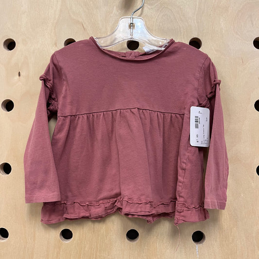 Mauve Long Sleeve Top
