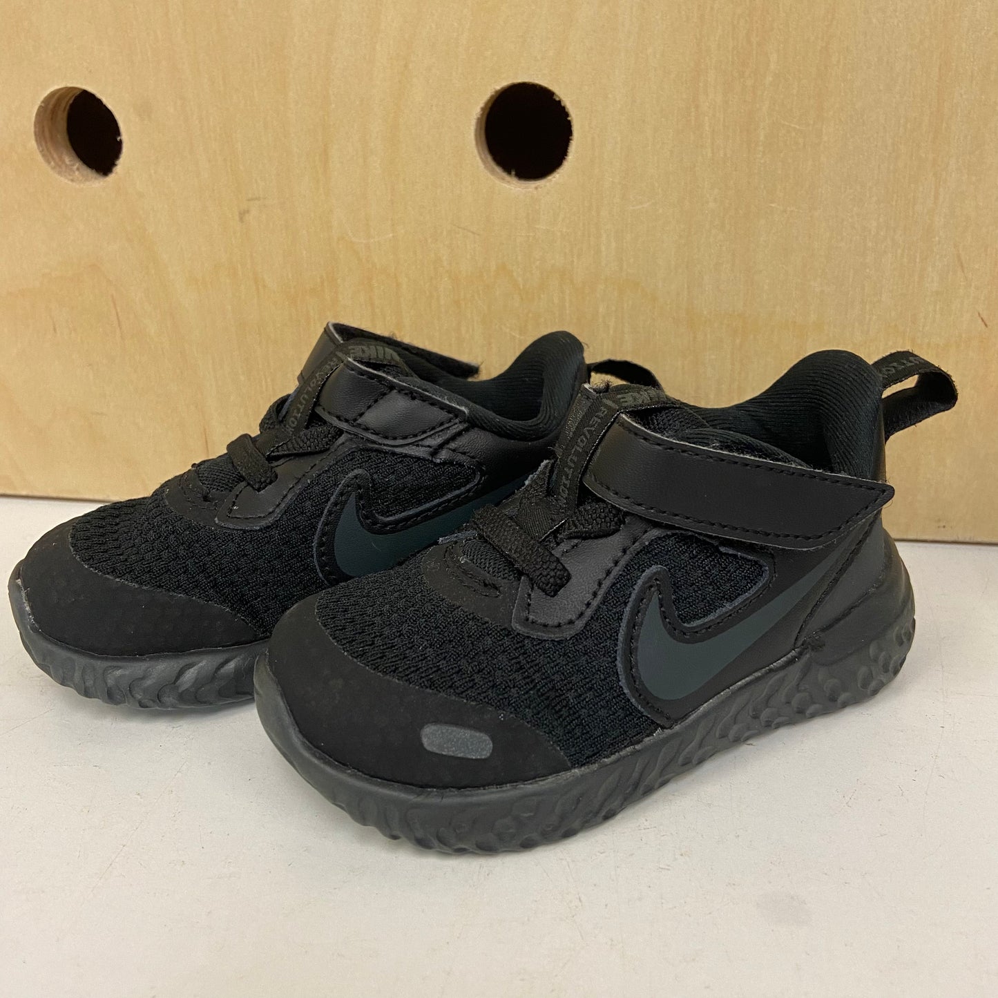 Black Velcro Sneakers