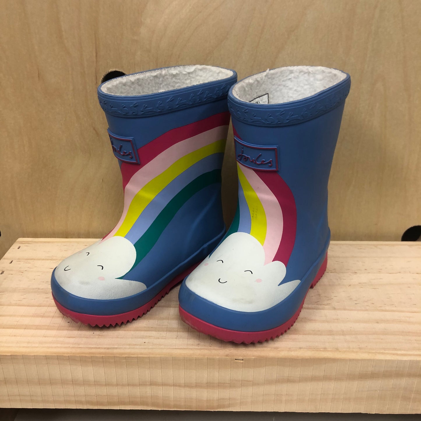 Blue Cloud Rain Boots