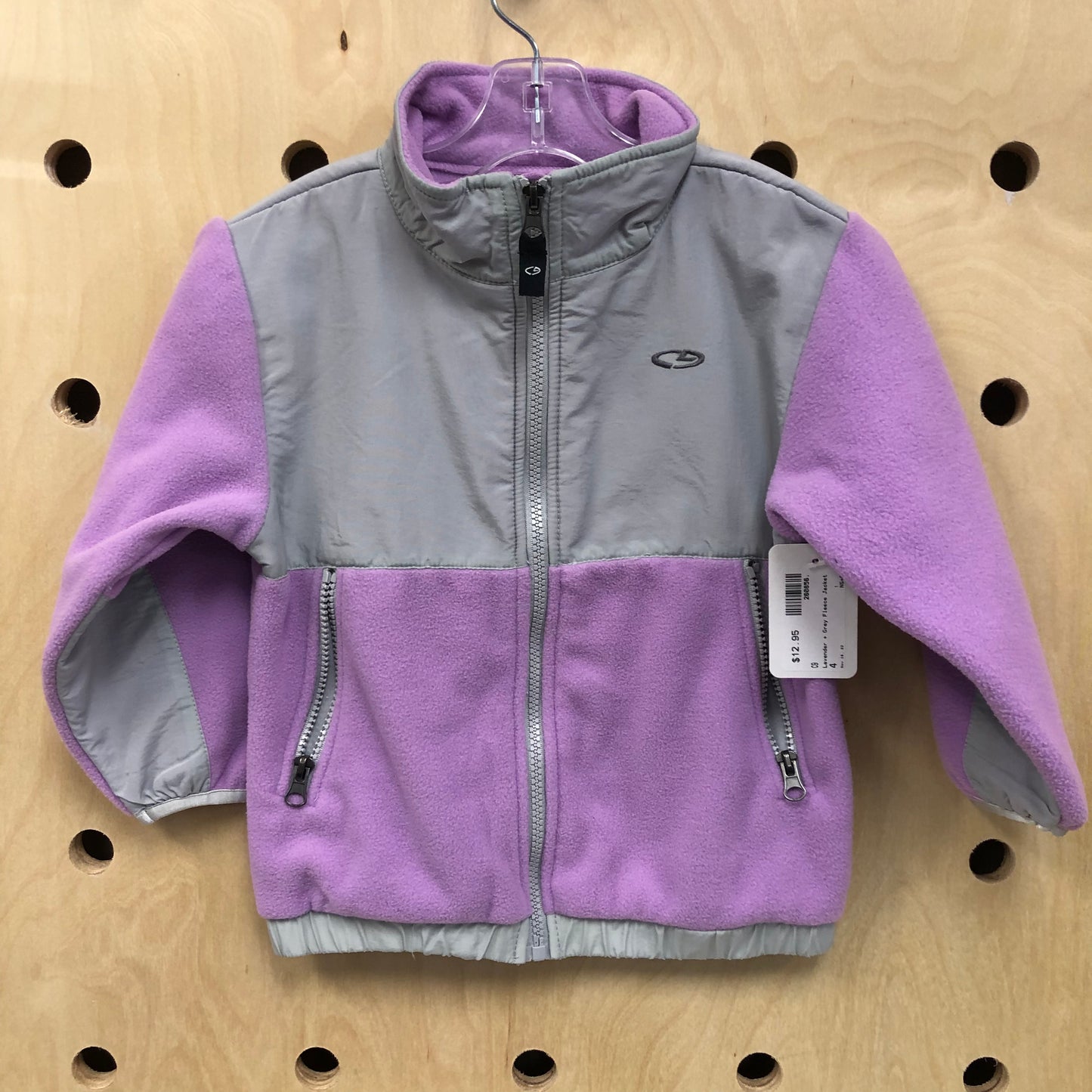 Lavender + Grey Fleece Jacket