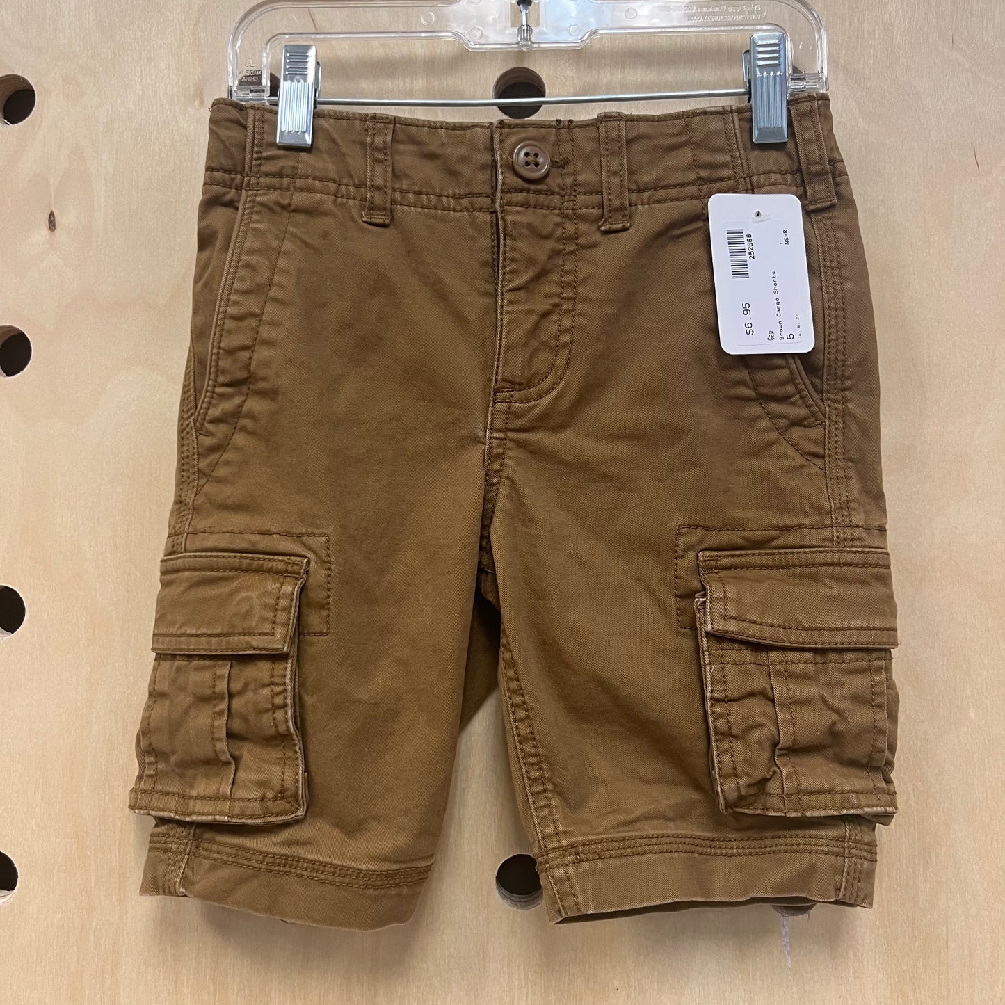 Brown Cargo Shorts