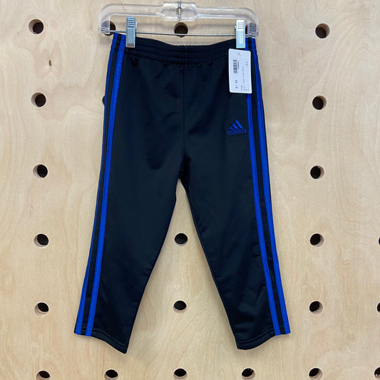 Black + Blue Track Pants