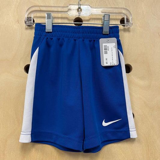 Blue & White Active Shorts