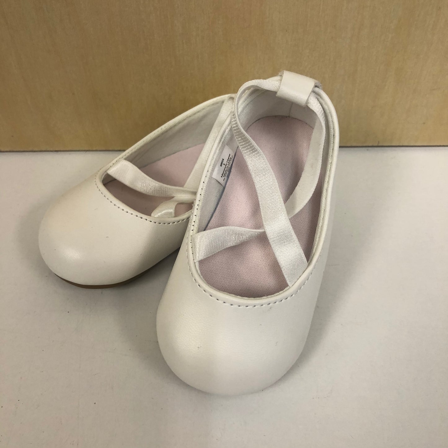 White Ballerina Flats
