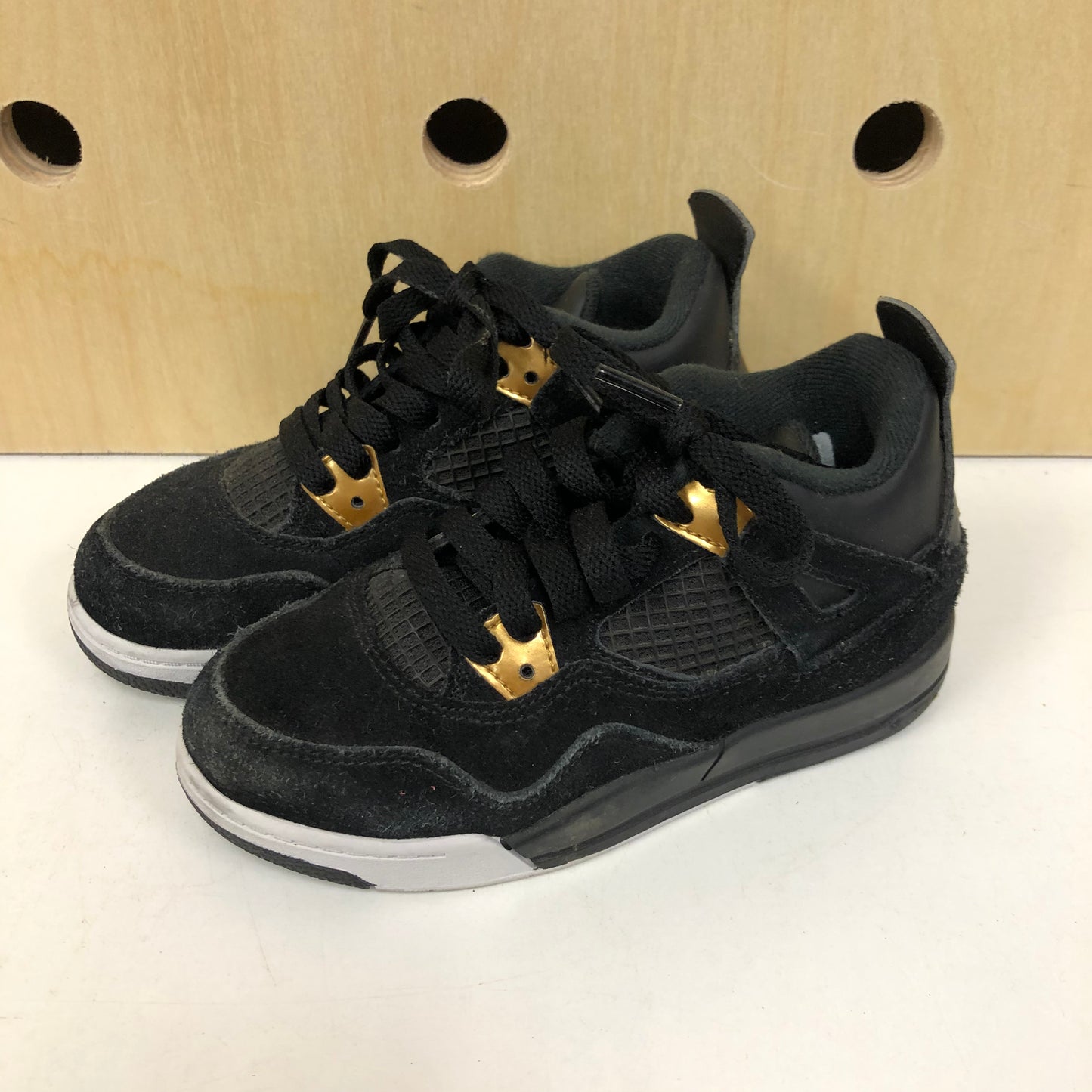 Black + Gold Jordans