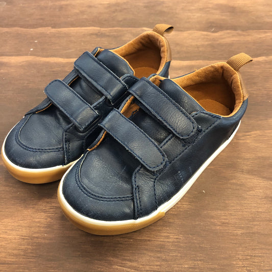 Blue & Tan Velcro Shoes