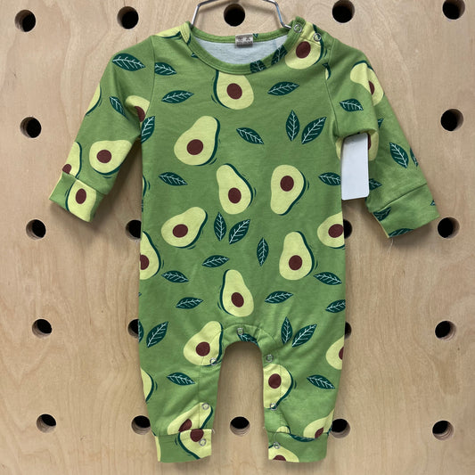 Avocado Snap Romper