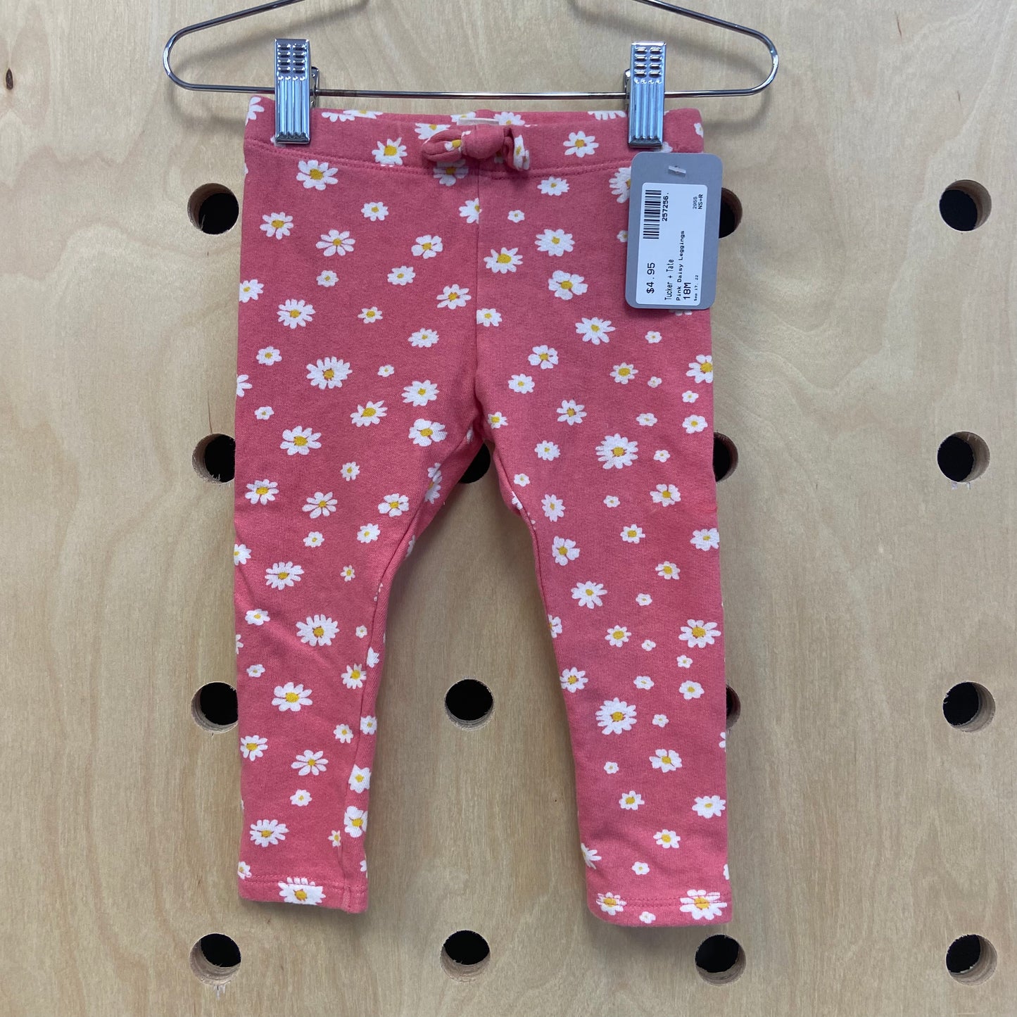 Pink Daisy Leggings