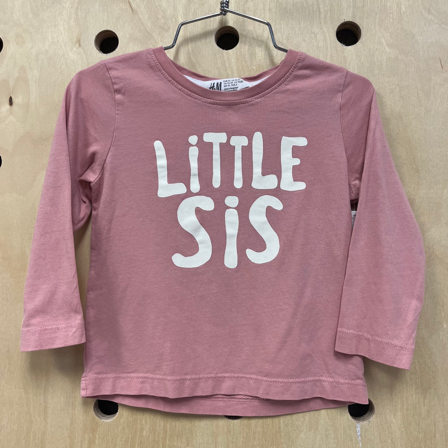 Mauve Little Sis LS Tee