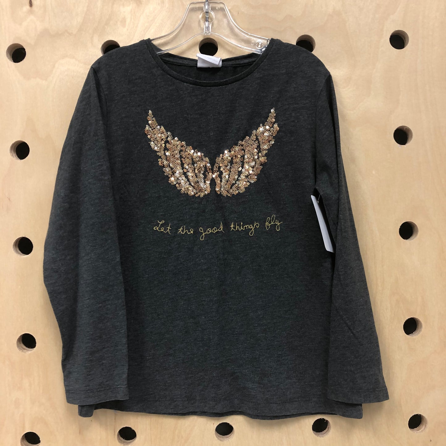 Grey & Gold Let Good Things Fly Shirt