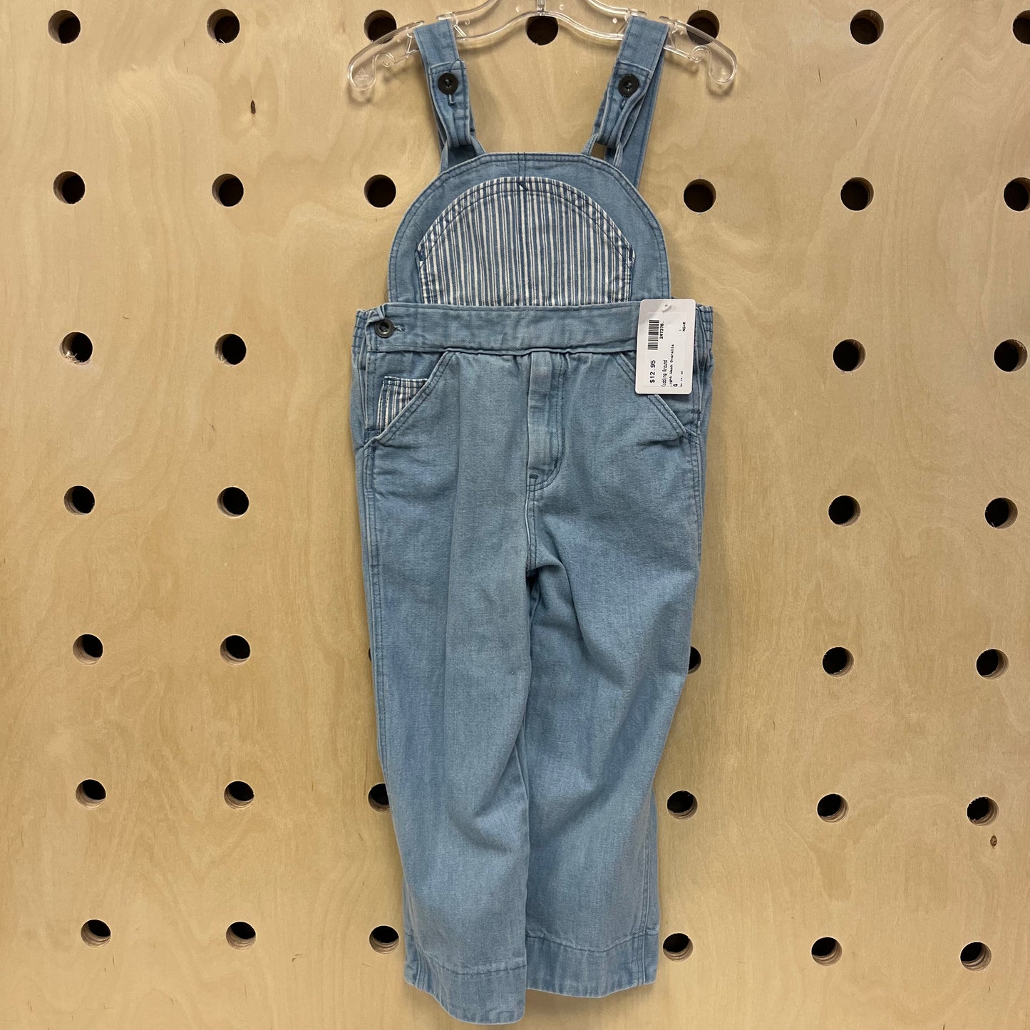 Light Wash Overalls
