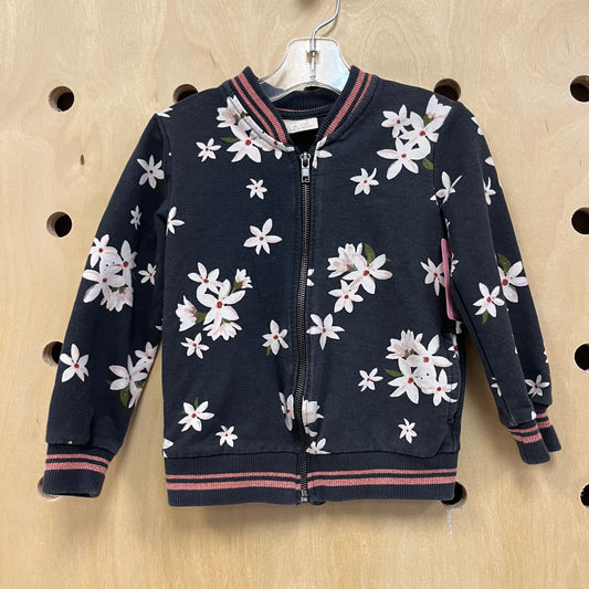 Grey Plumeria Jacket