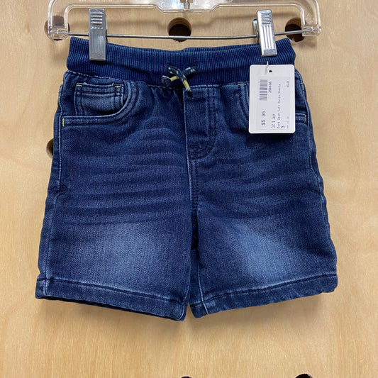 Dark Wash Soft Denim Shorts