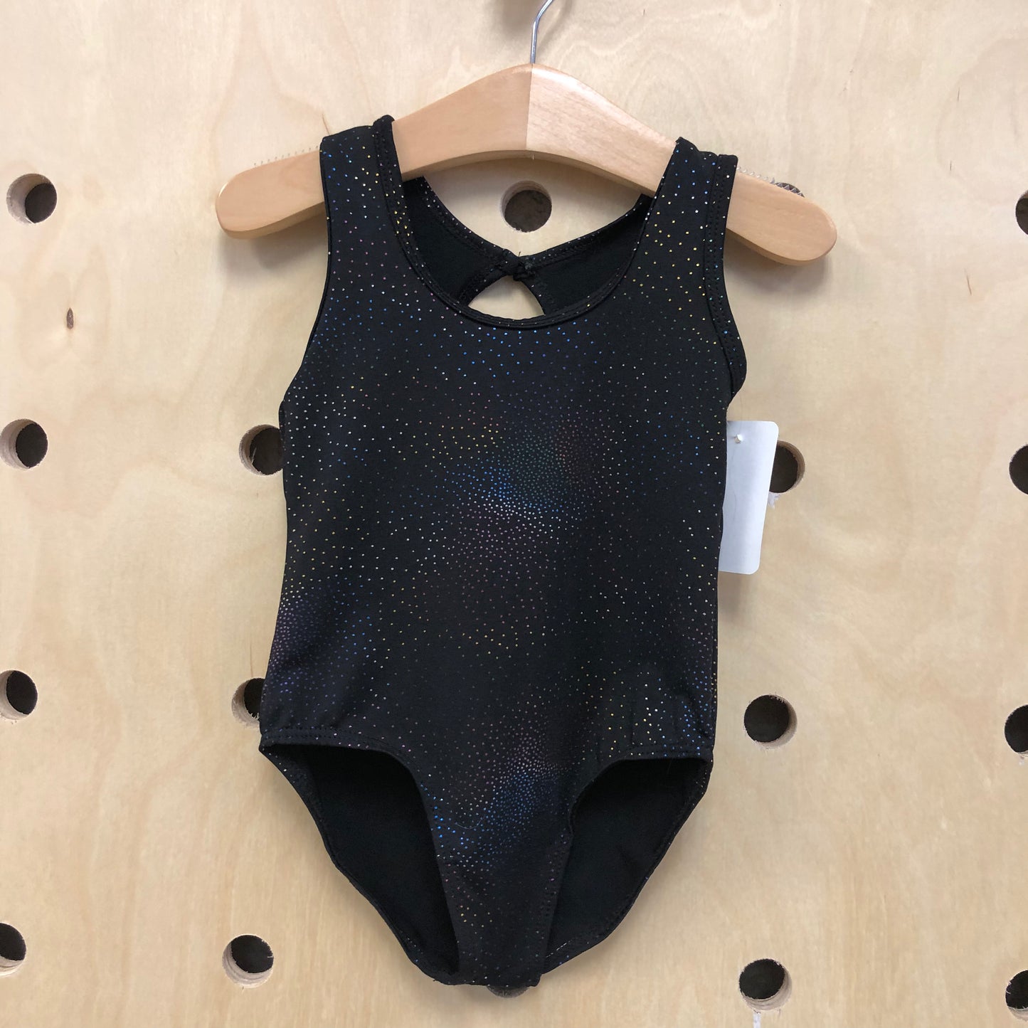 Black Speckled Leotard