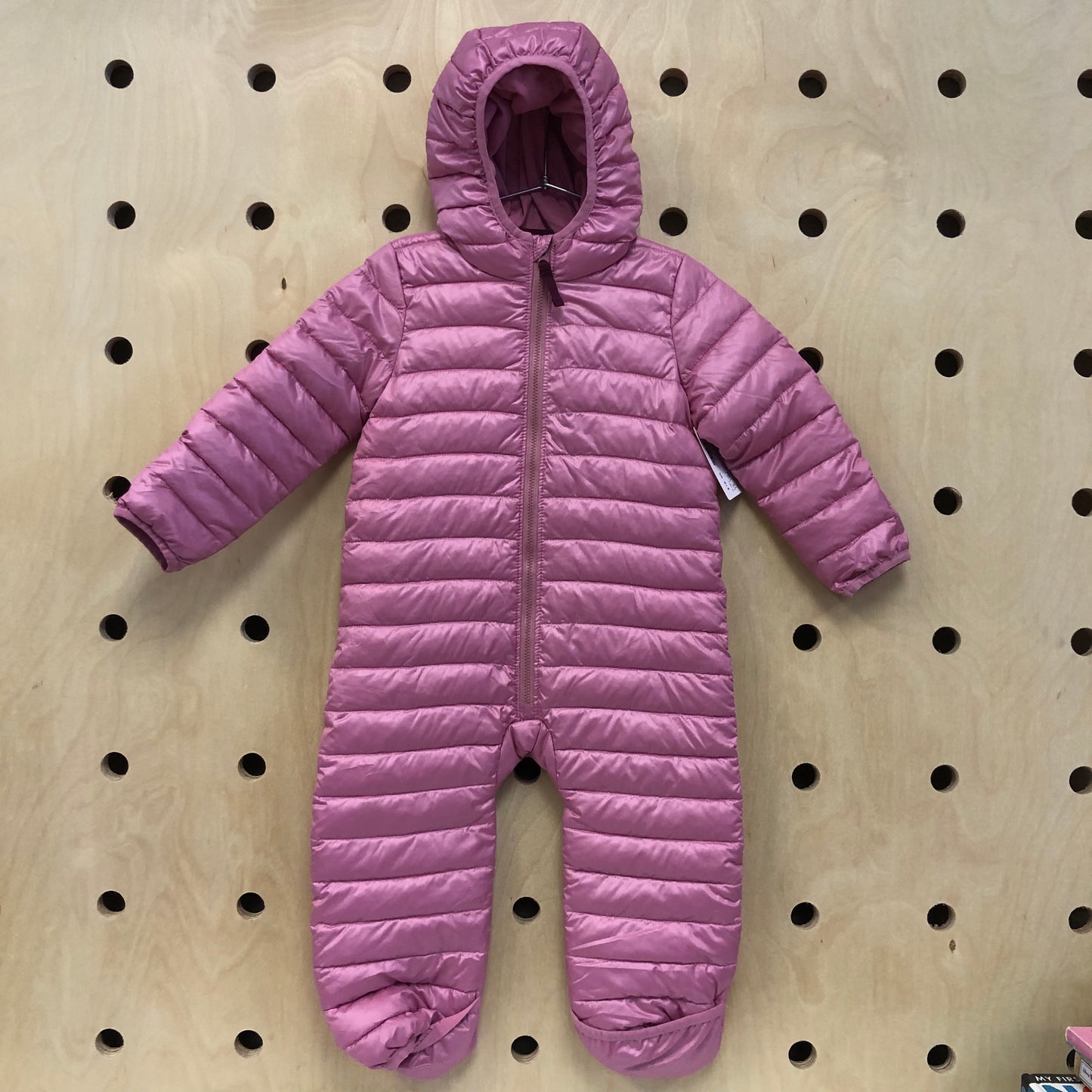 Baby Pink Puffer Suit