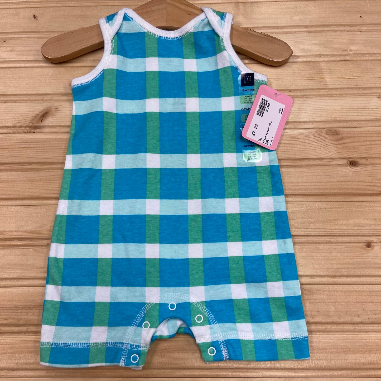 Plaid Romper NEW!