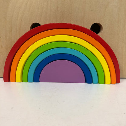 Wood Stacking Rainbow