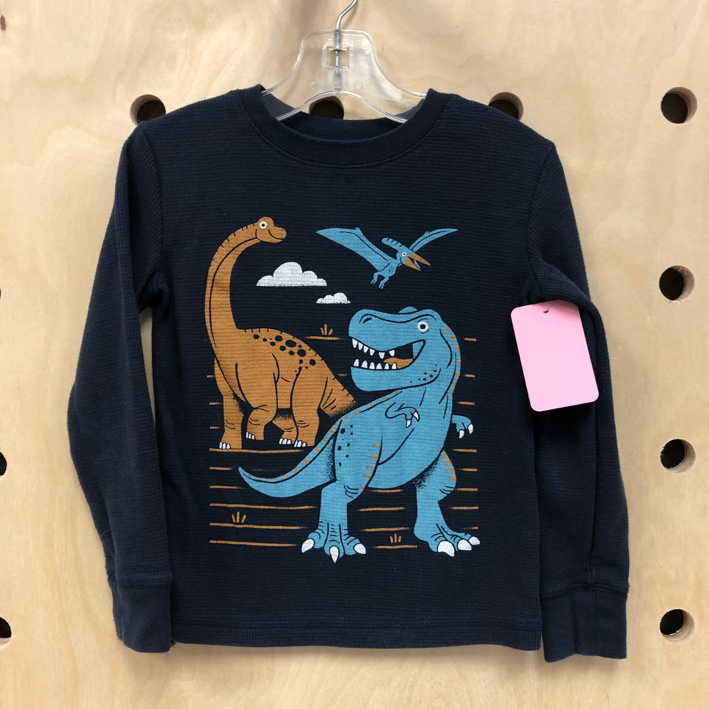 Navy Dino Thermal Shirt