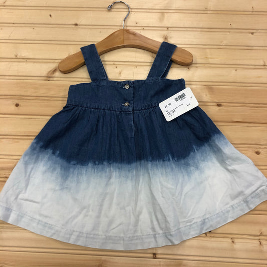 Soft Denim Ombre Dress