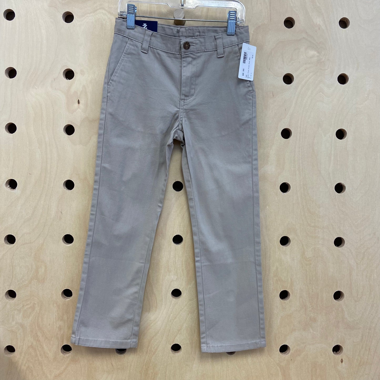 Khaki Flat Front Pant NEW
