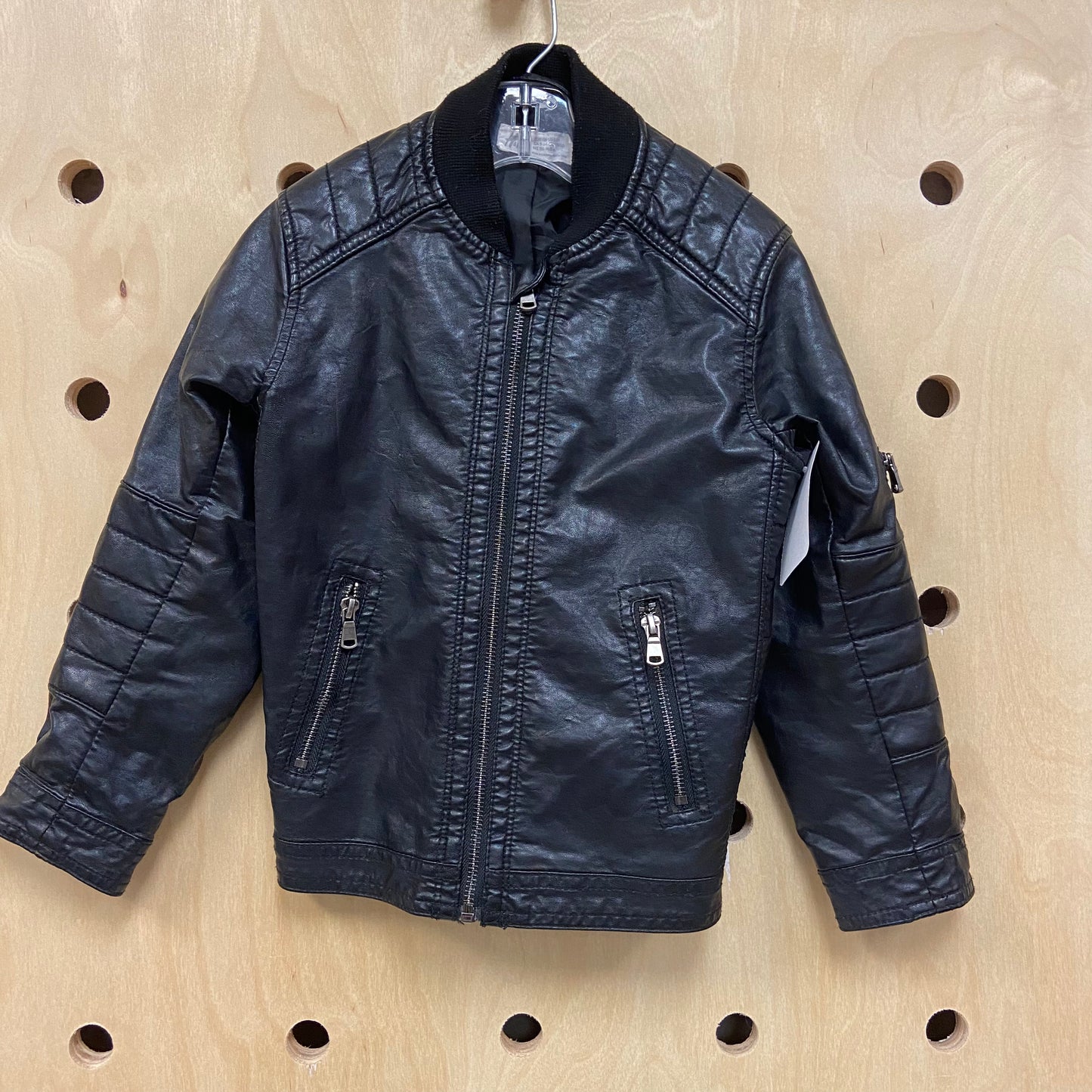 Black Vegan Leather Jacket