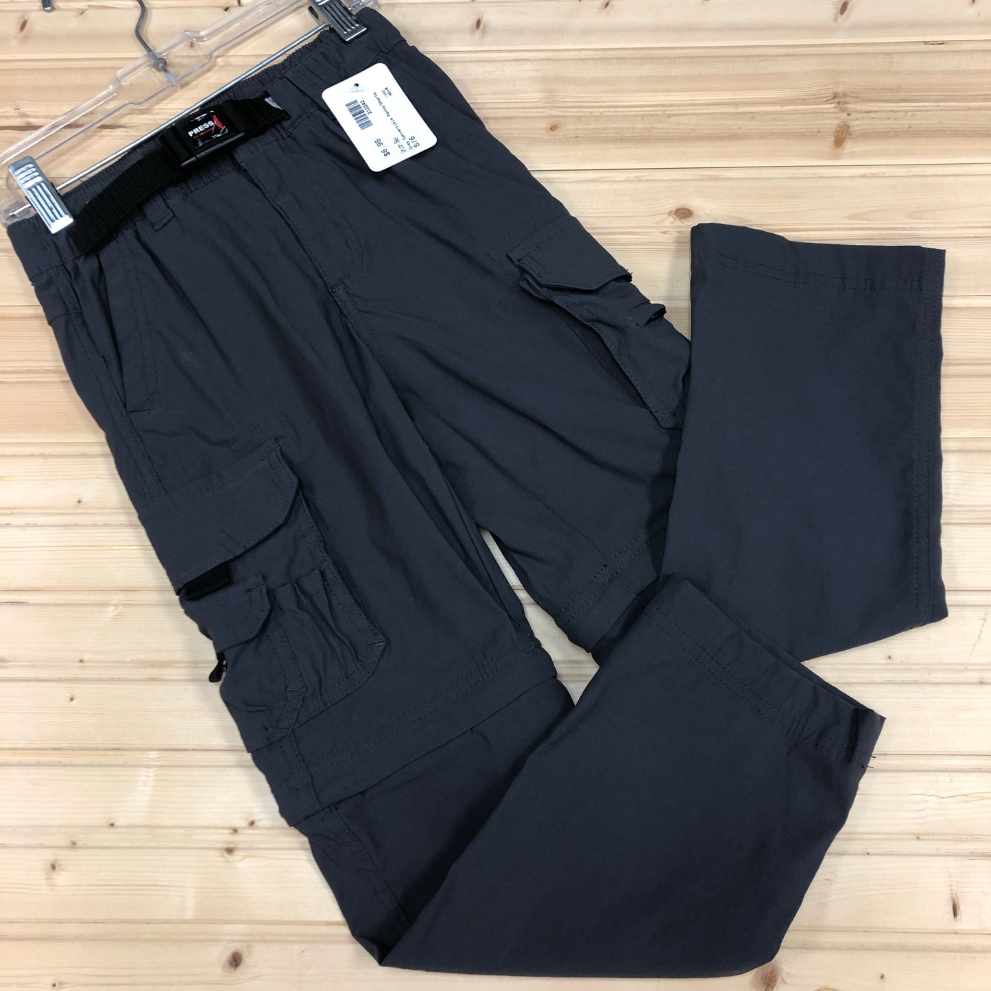 Grey Convertible Pants/Shorts