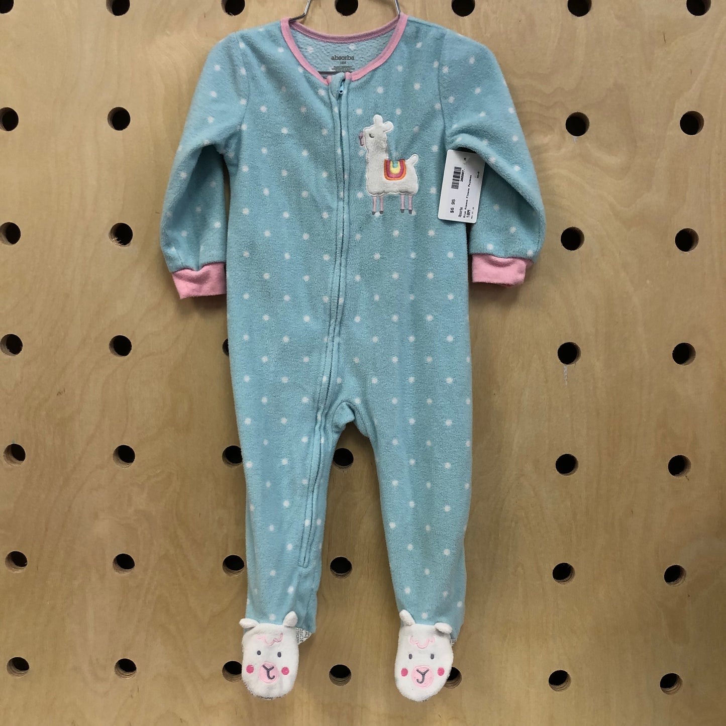 Blue Alpaca Fleece Pajamas