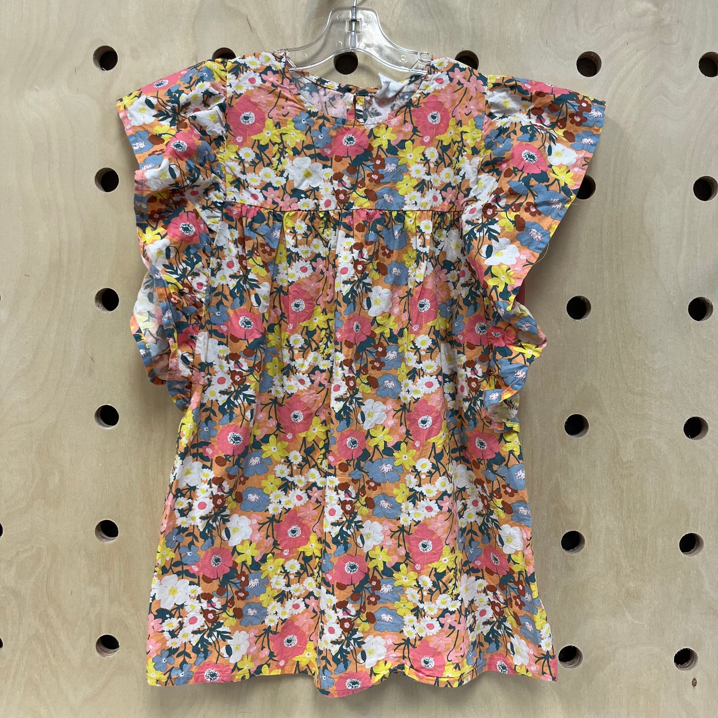 Peach Floral Dress