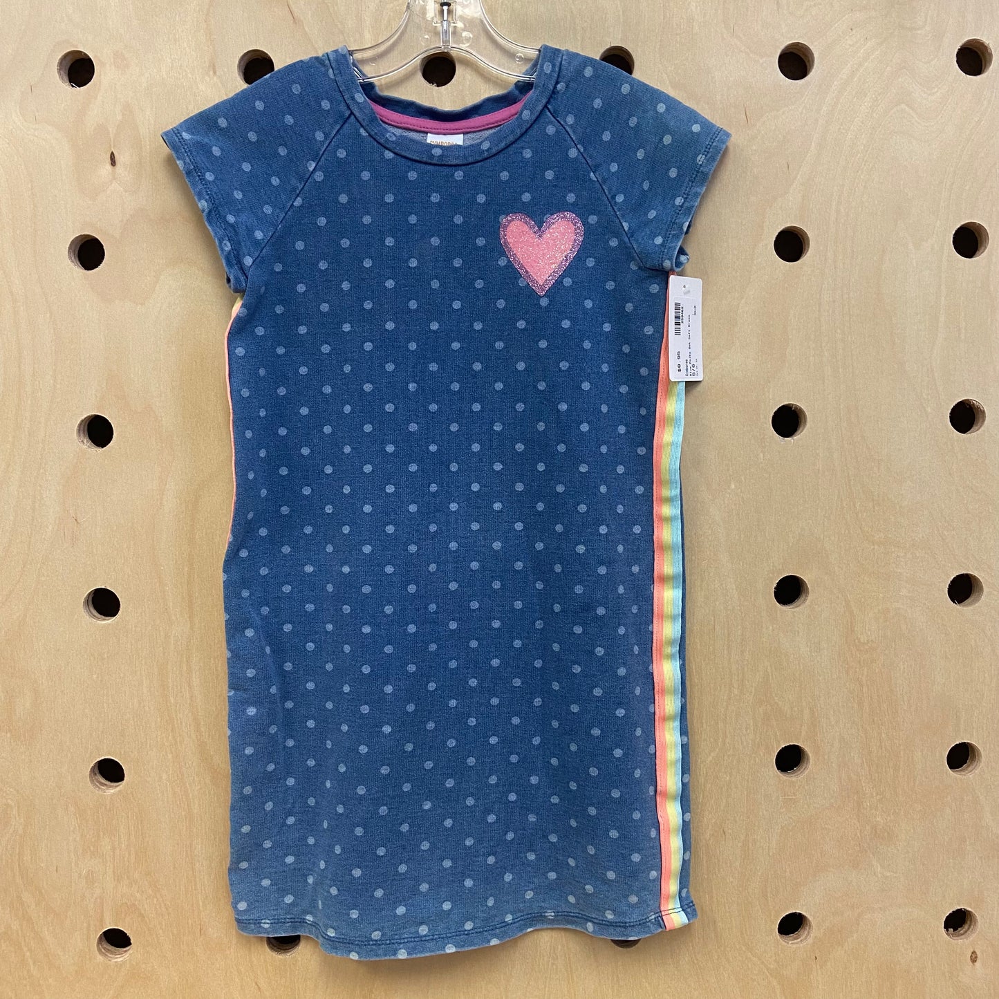 Blue Polka Dot Soft Dress
