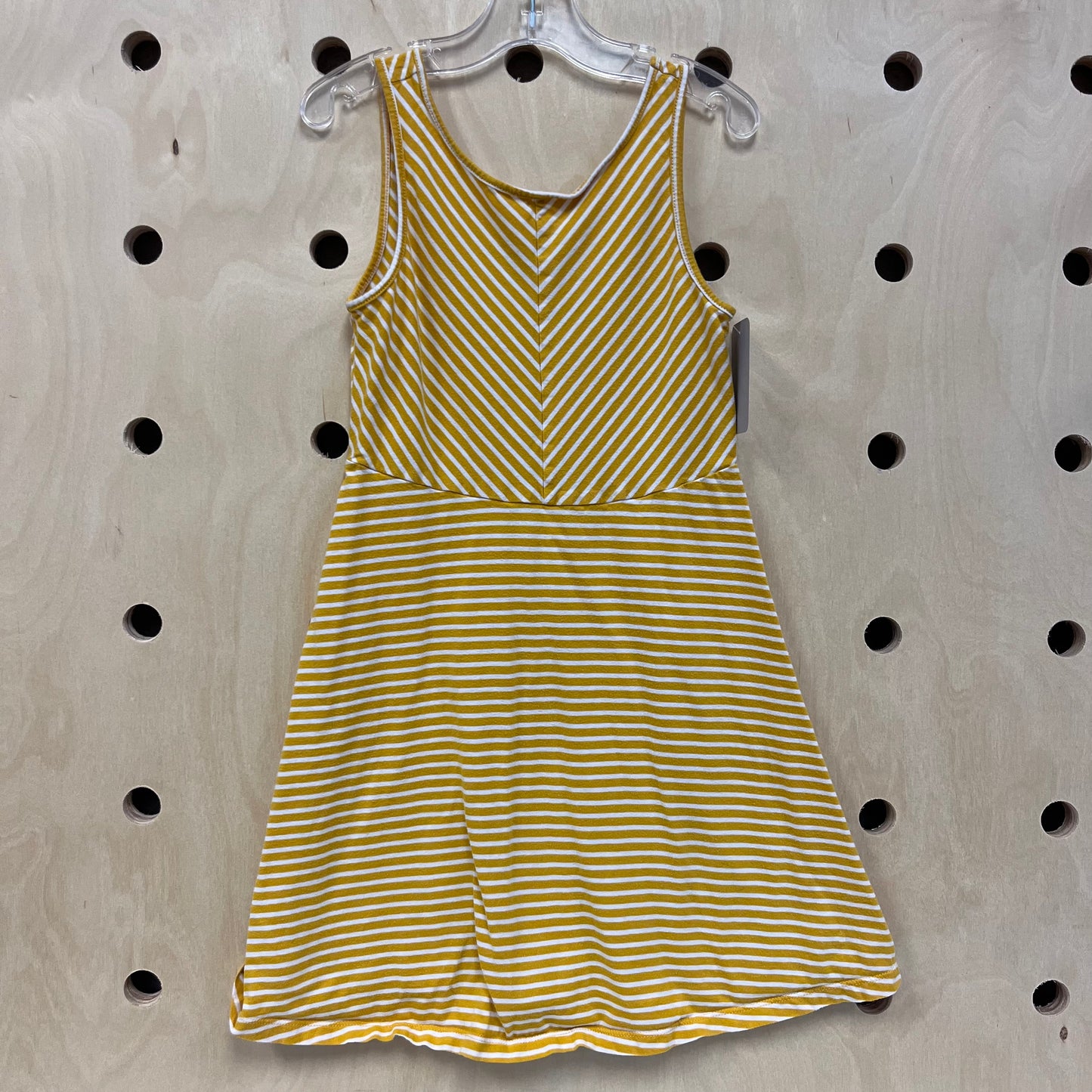 Yellow & White Striped Dress