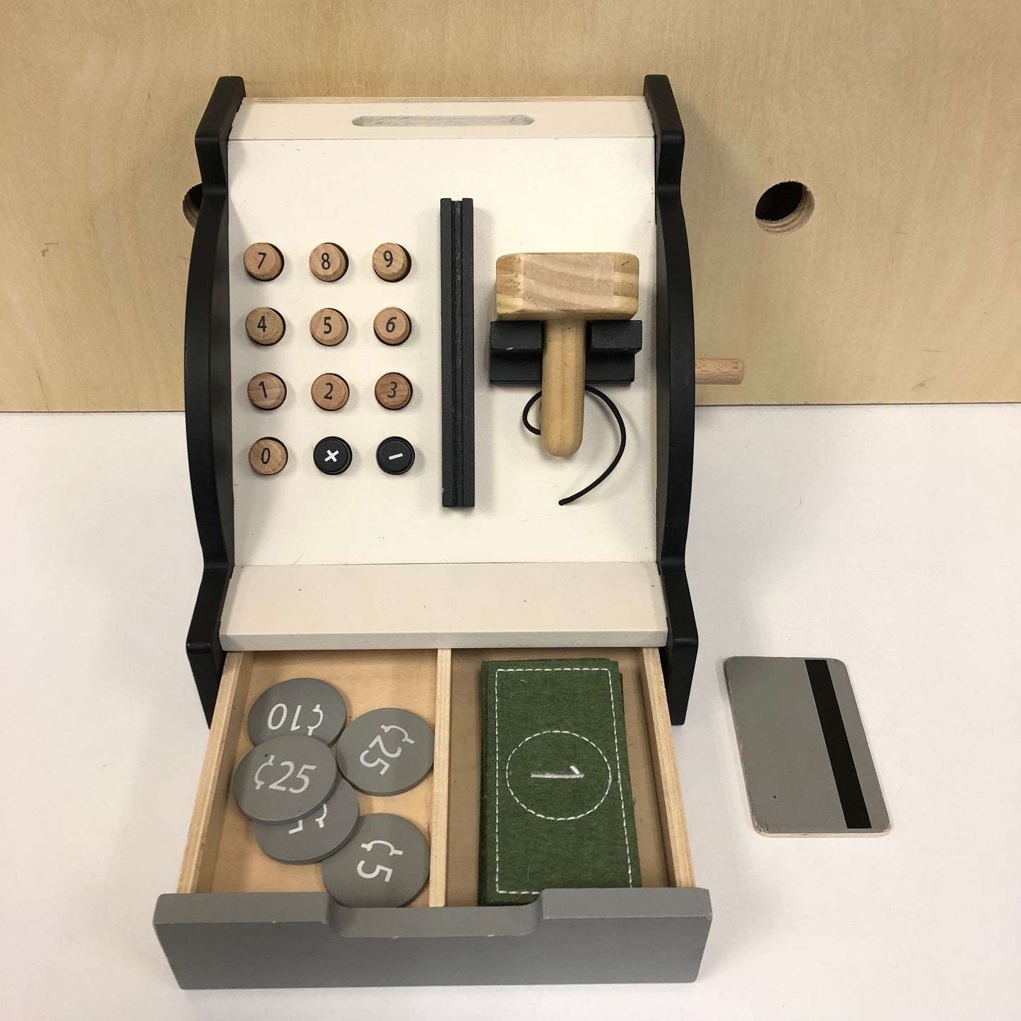 Wooden Cash Register Playset