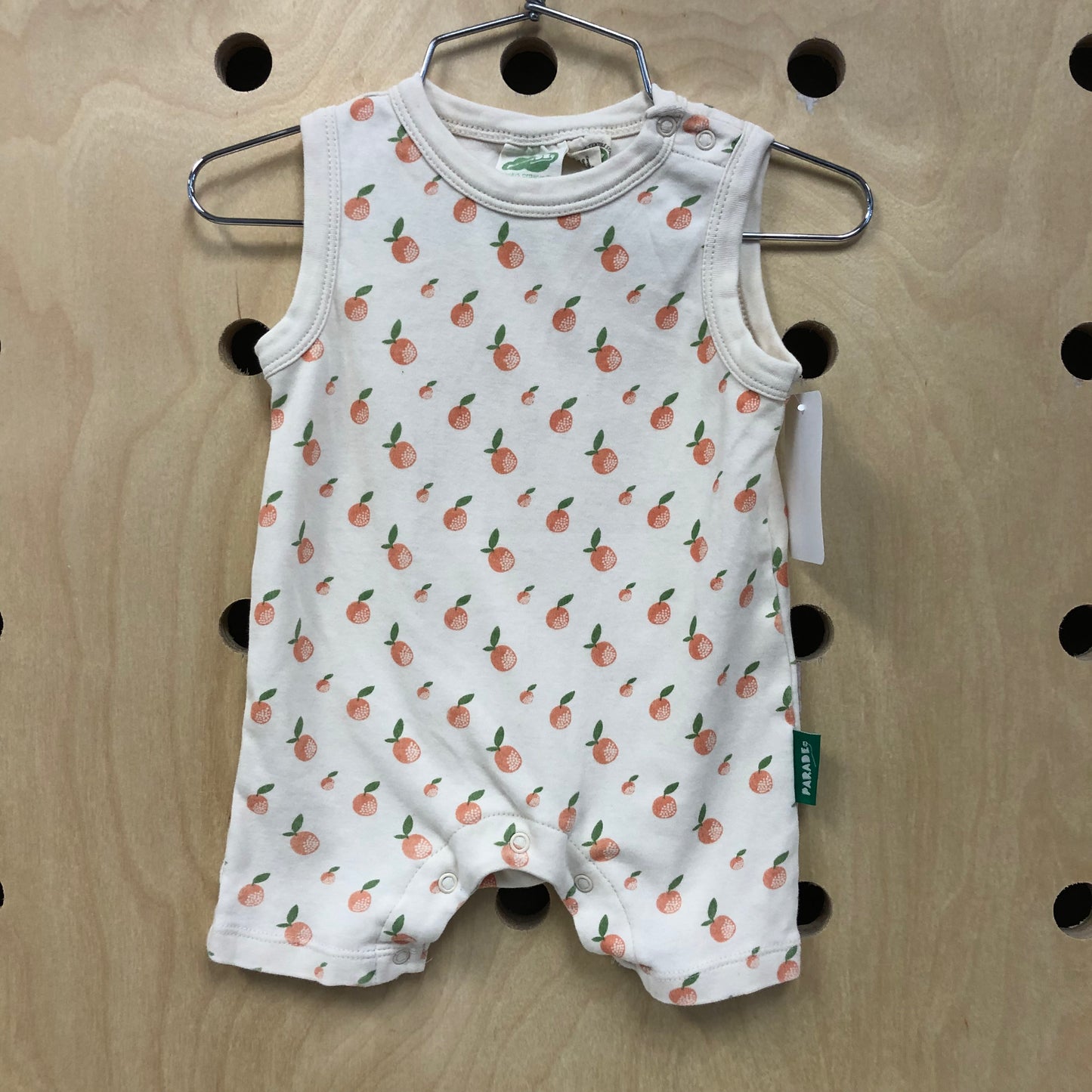 Organic Oranges Tank Romper