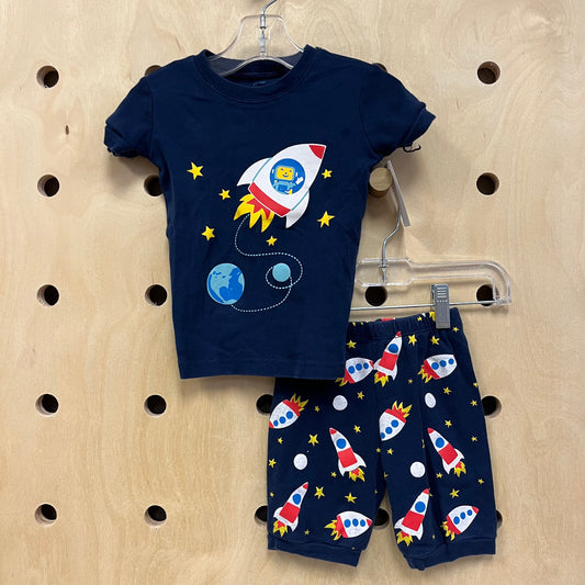 Navy Rocket Ship Pajamas