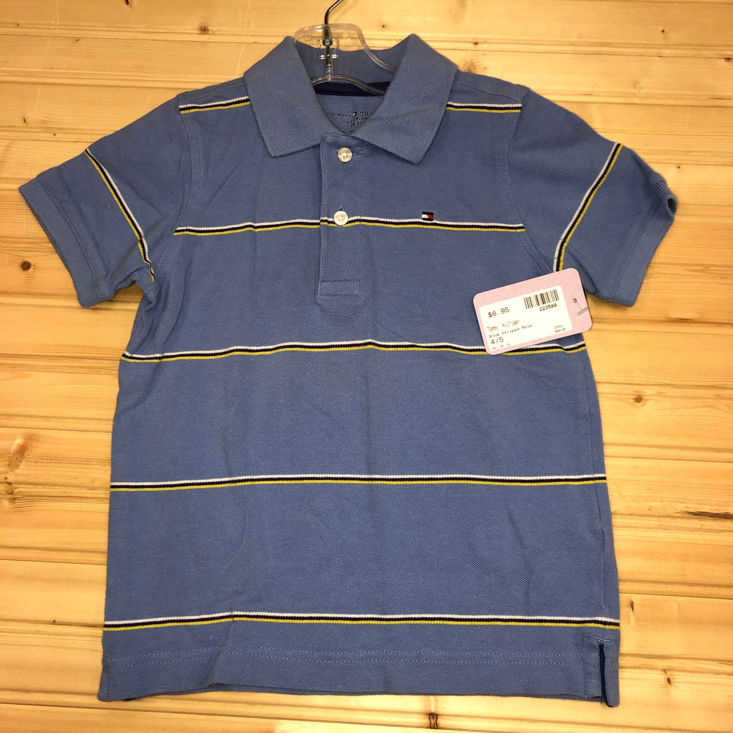 Blue Striped Polo